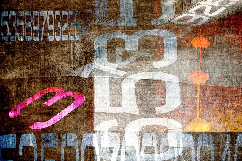 Urban Graphics. Orange and pink by Alie Ekkelenkamp