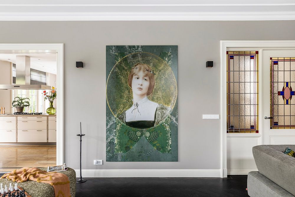 Femme dorée sur brocart  par Affect Fotografie 