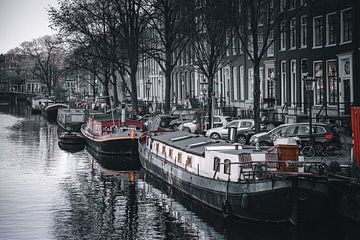 Amsterdam en noir et blanc