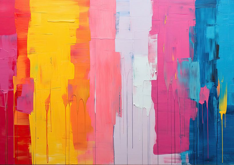 Kleur van Abstract Schilderij