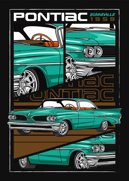 Pontiac Bonneville Muscle Car von Adam Khabibi