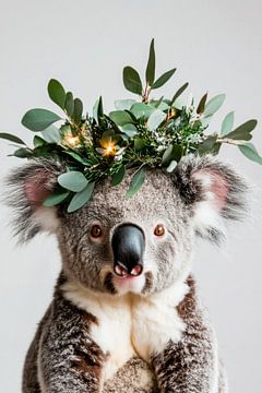 Koala krans van Poster Art Shop