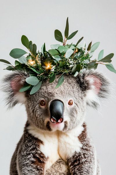 Koala wreath by Poster Art Shop
