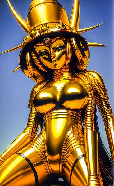 GOLDEN ROBOT par The Art of Mark Fischer