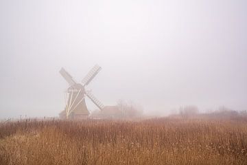 Moulin dans une réserve naturelle sur Margreet Schipper