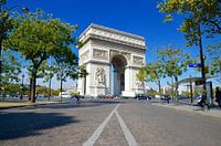 The monument Arc De Triomphe - Paris, France