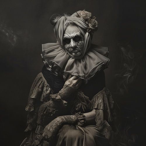 Old Masquerade of a Woman