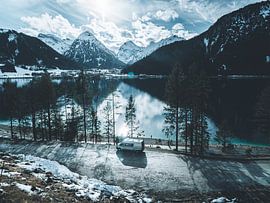 Achensee Camper im Winter von Albert Roams