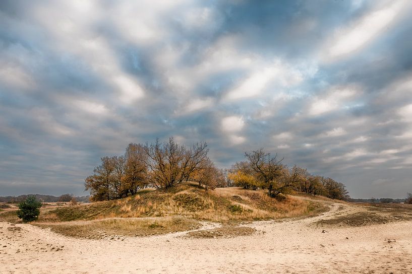 Nuages au-dessus des dunes par Mark Bolijn