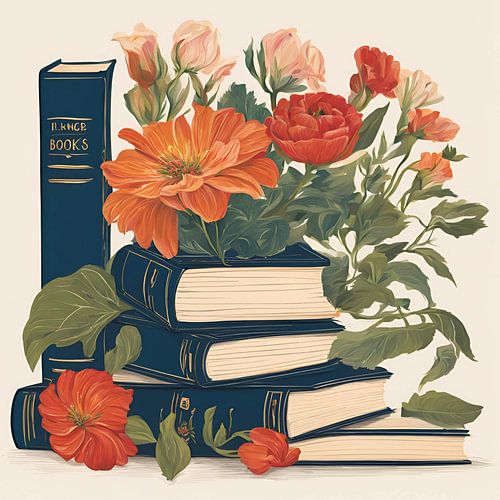 Romantische Verhalen 1.0 Schilderij