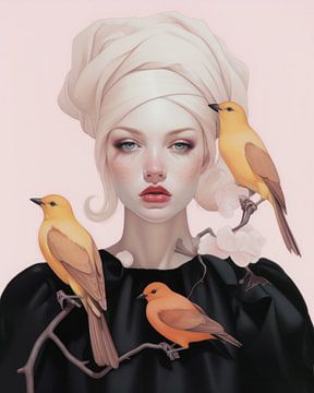 Het meisje met de vogels van Carla Van Iersel