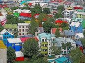 Island: Die Farben Reykjaviks von Frans Blok Miniaturansicht