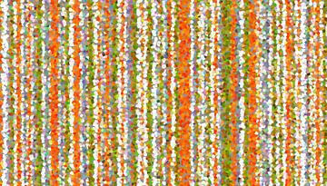 Kleurrijke stippen, abstract van Marion Tenbergen