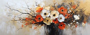 Bloemenschilderij van ARTEO Schilderijen