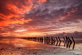 Sonnenuntergang Ternaard von Peter Bolman