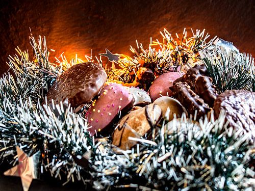 Concept de Noël : Biscuits de l'Avent