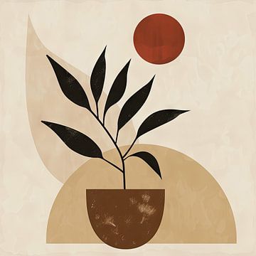Moderne planten van Poster Art Shop