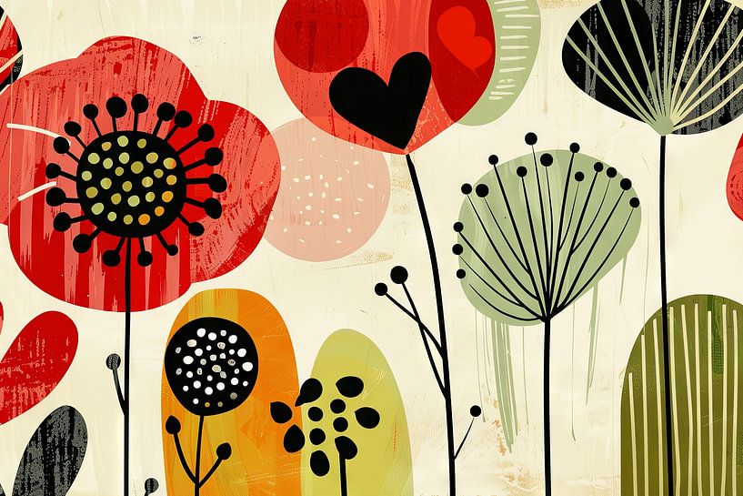 Flowers by Poster Art Shop