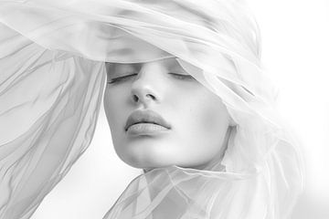Portret in wit van May