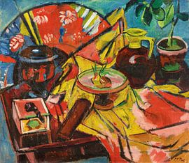 Max Pechstein - Nature morte à la pipe