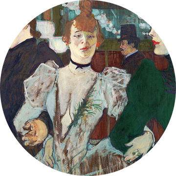 La Goulue komt binnen in de Moulin Rouge, Henri de Toulouse-Lautrec - 1892