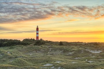 Vuurtoren op Amrum van Michael Valjak