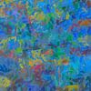 impressionist abstract garden by Paul Nieuwendijk