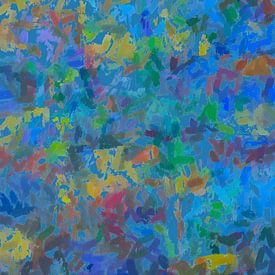impressionistische abstracte tuin van Paul Nieuwendijk