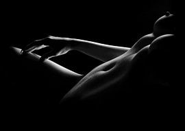 Belly and chest black white by Alex Neumayer