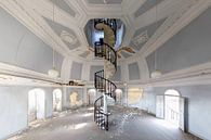 Spiral Staircase of an abandoned palace by Jeroen Kenis thumbnail