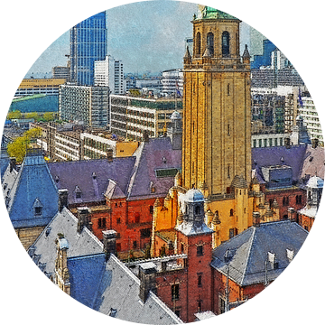 Stadhuis Rotterdam van Frans Blok