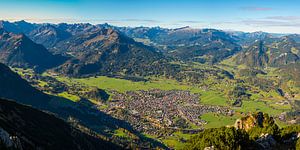 Panorama über Oberstdorf