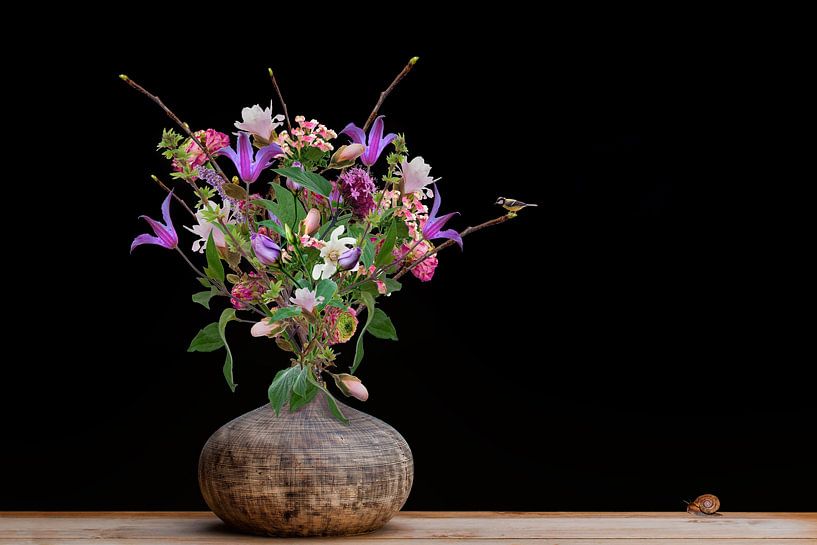 Blumen in Vase von Klaartje Majoor