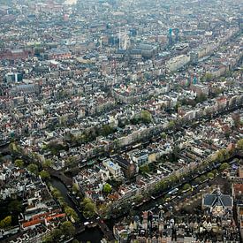 Amsterdam seen from the sky