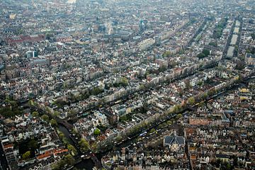 Amsterdam vanuit de lucht van Melvin Erné