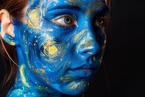 Portret starry night