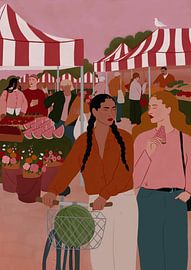 Summer Market Day by Ida Alvarsson