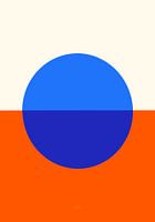 Circle with square color and shape study