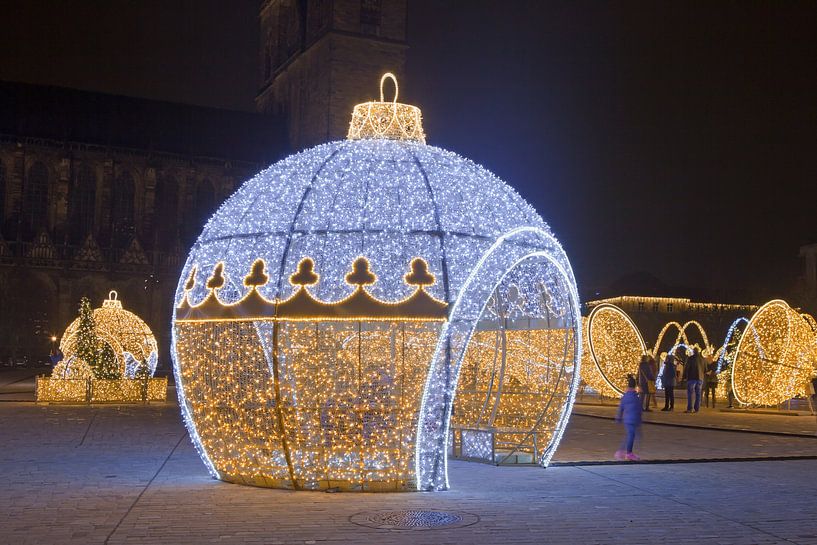 Magdeburg's world of lights on the cathedral square by t.ART