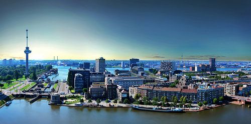Rotterdam uitzicht over de Euromast
