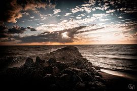 La beauté du coucher de soleil sur Melissa de Vries