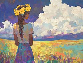 Schilderij van Bloemen Studio