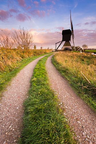 Pad naar de molen van Sander Poppe