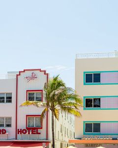 Kleurige Art Deco hotel in Miami | Pastel Reisfotografie