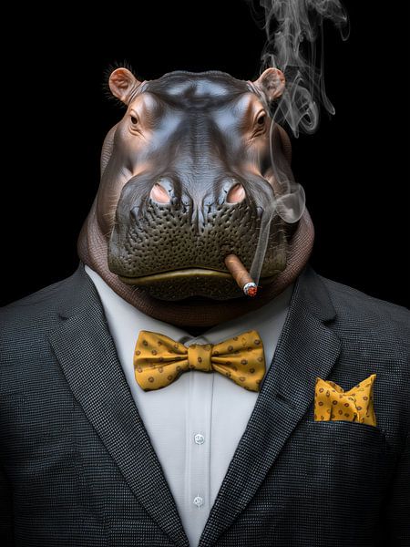 Hippo Gentleman: When wild animals become business leaders by MArt