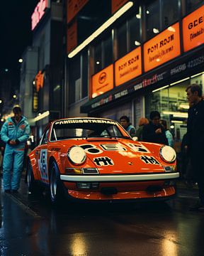 Oude Porsche nostalgie van Thilo Wagner