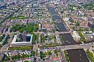 Luftbild der Pijp und Amstel in Amsterdam von Anton de Zeeuw Miniaturansicht