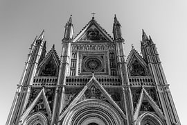 Détail de la façade de la cathédrale d'Orvieto.