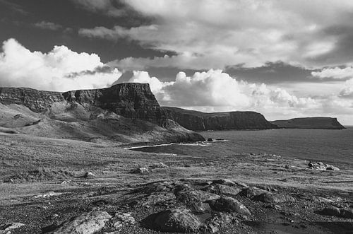Neist Point op het Isle of Skye in Schotland. Panorama klif.