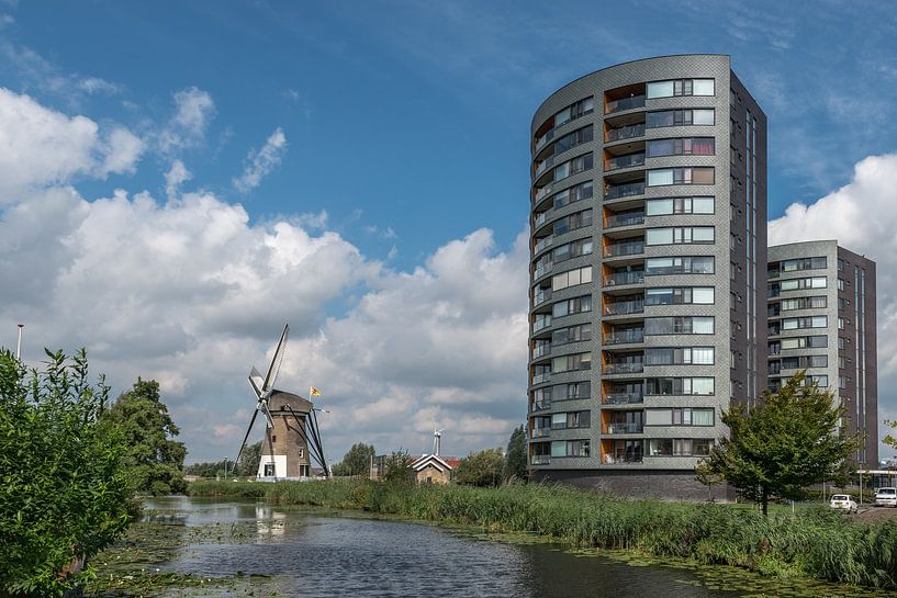 Mallemolen in Gouda by Rinus Lasschuyt Fotografie